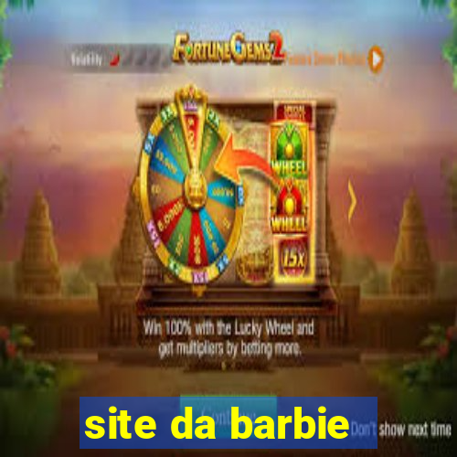 site da barbie - jogos